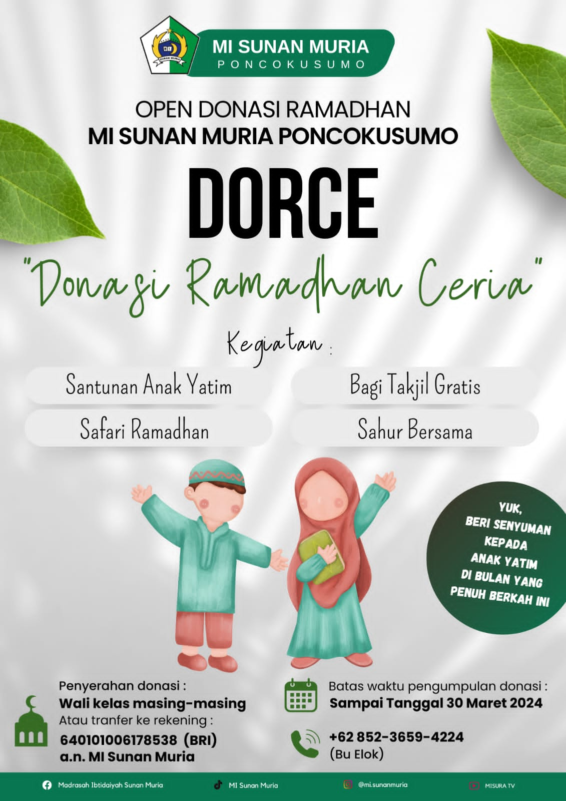 Program DORCE (Donasi Ramadhan Ceria)